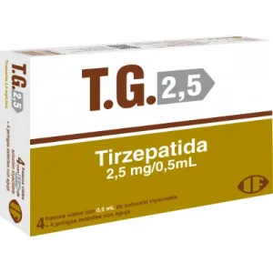 TG 2,5mg/0,50ml 4 ampollas
