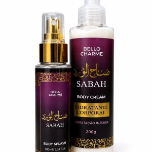Kit sabah body cream 200g + body splash 100ml